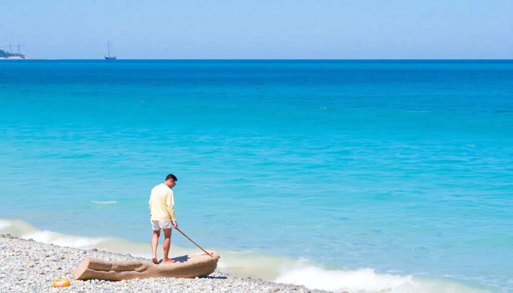 Самые чистые пляжи Черного моря в России - иллюстрация