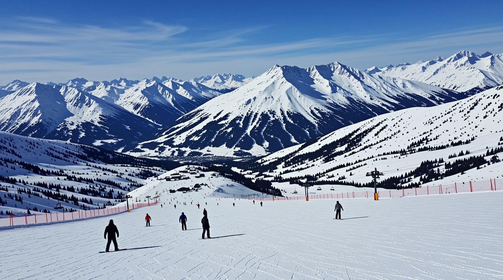 Зима ждёт на горнолыжных склонах!