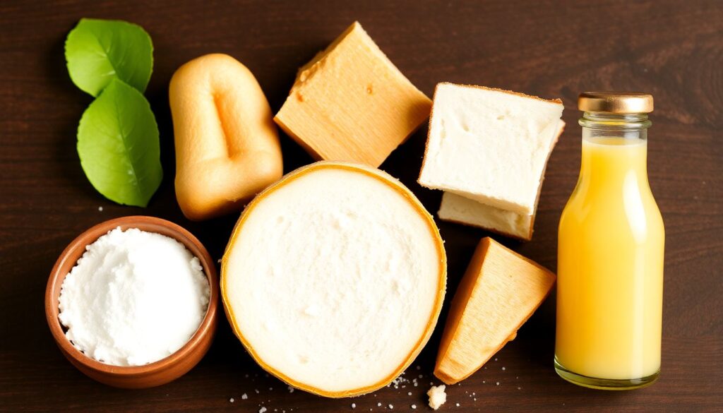 сладости и полезные покупки - иллюстрация