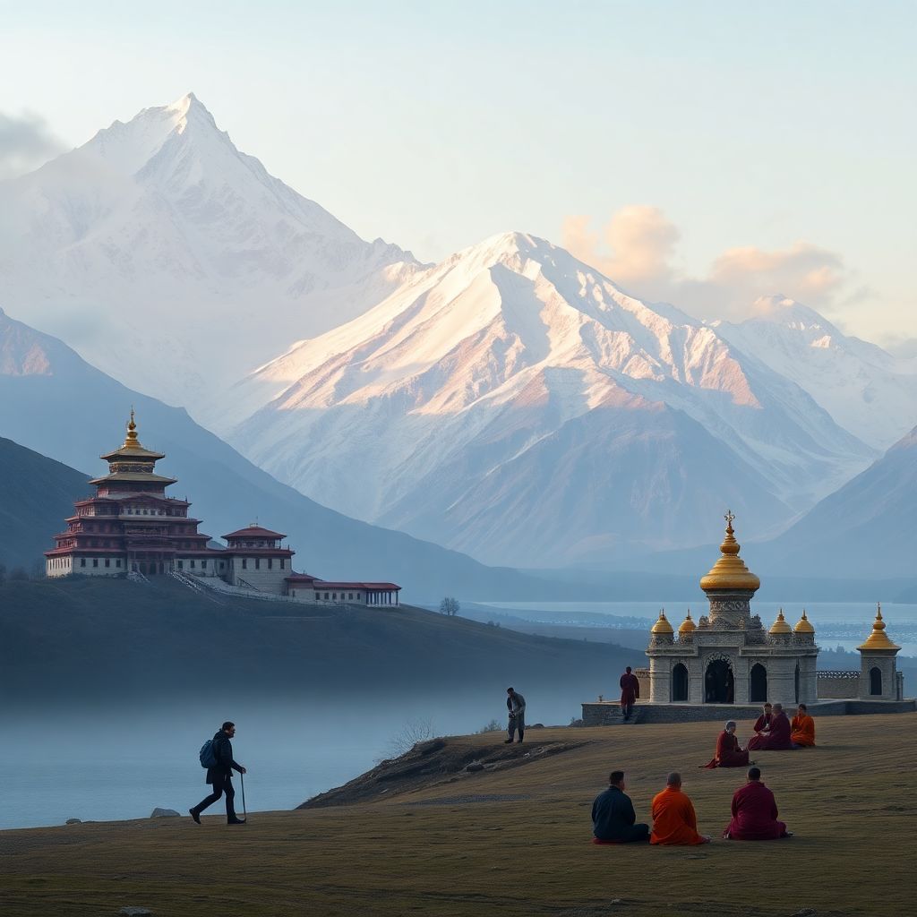 Путешествие в Тибет: духовные практики и красота горных пейзажей