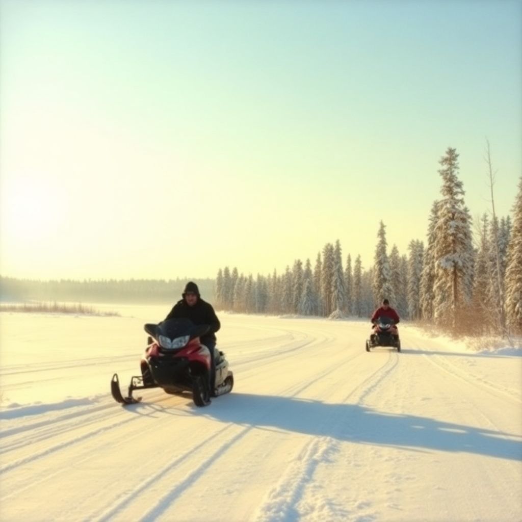 Отдых в Карелии зимой на снегоходах — незабываемое приключение на севере России