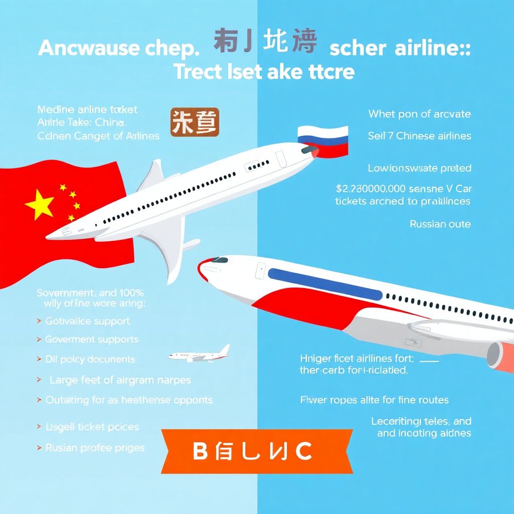 Авиабилеты в Китай дешевле у китайских авиакомпаний из-за субсидий и гибкой политики