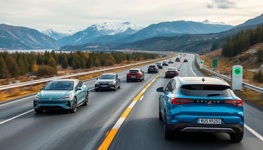 Путешествие по Норвегии на машине: от Осло до Лофотенских островов - иллюстрация