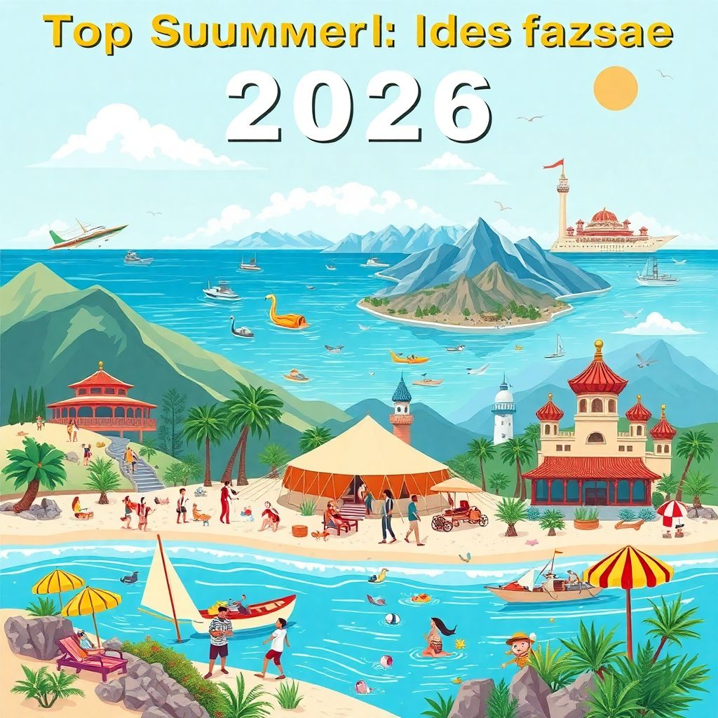 Где отдохнуть летом 2026: лучшие направления для отпуска в России и за границей