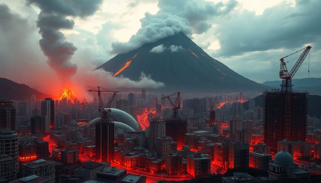 вулканы и мафия - иллюстрация