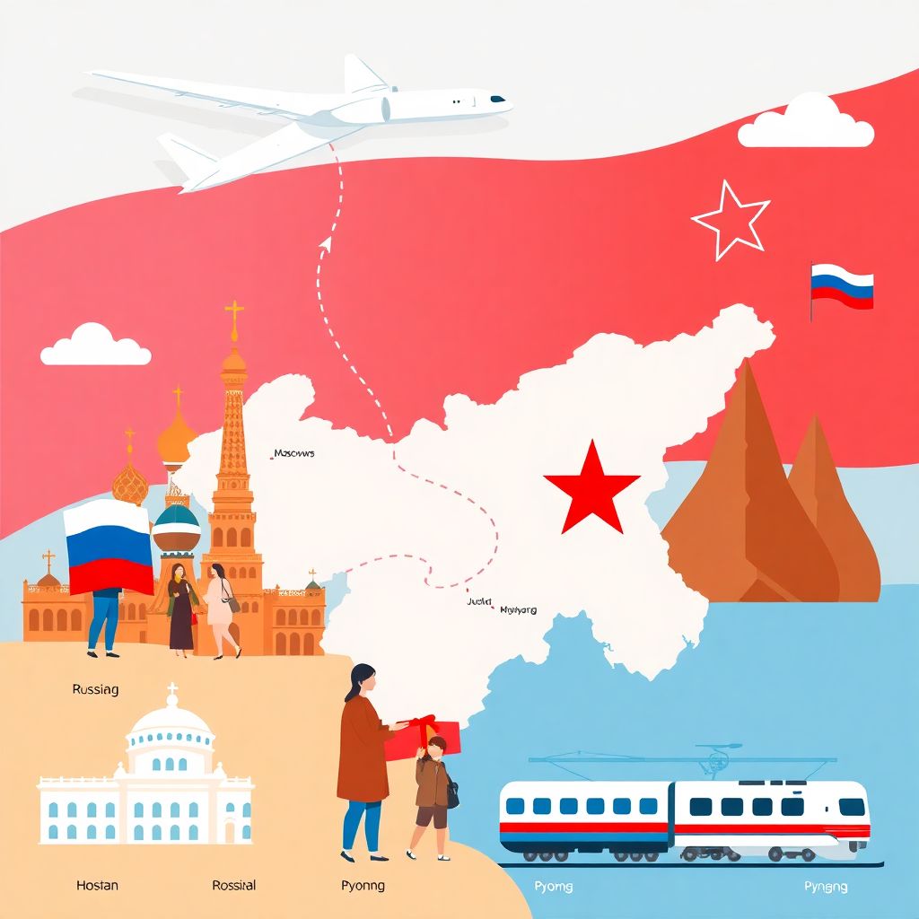 Прямые рейсы Москва — Пхеньян ускорили рост туризма из России в Северную Корею