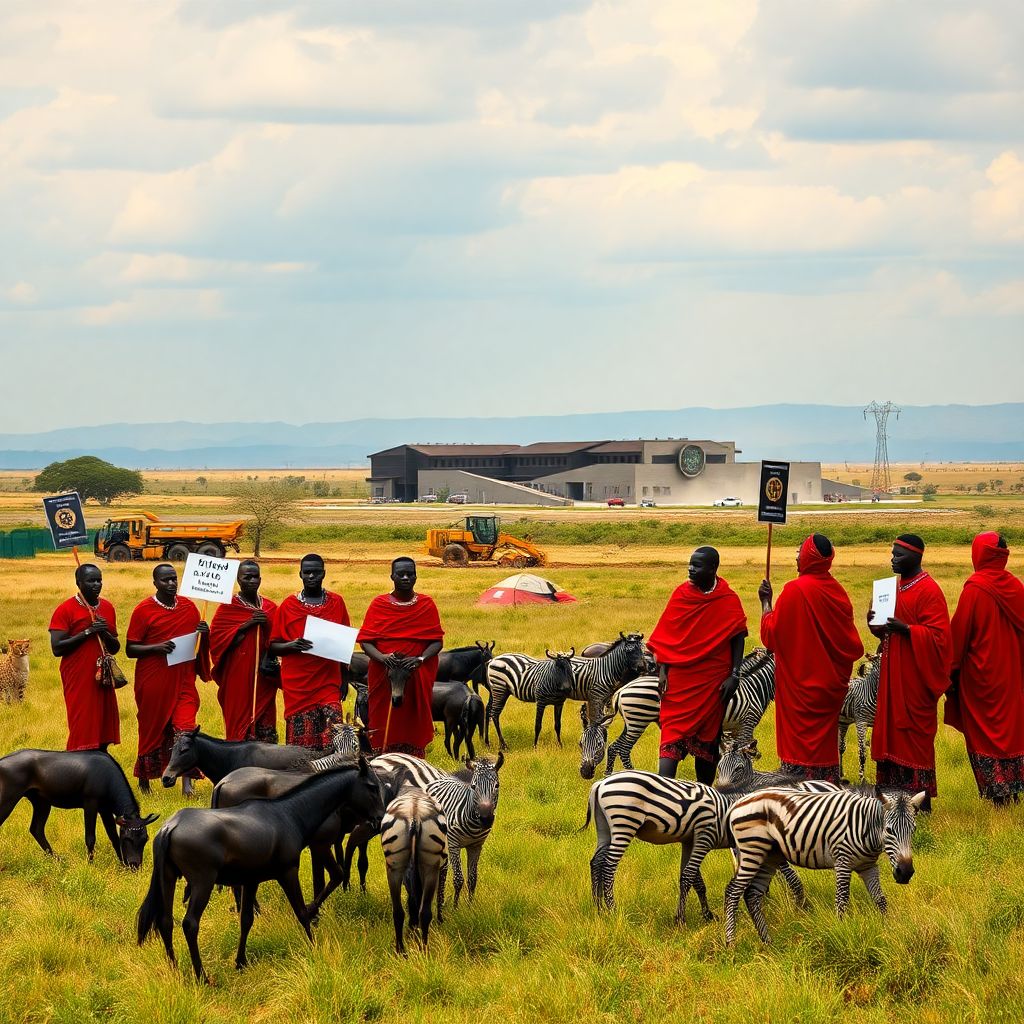 Протесты в Кении: сафари-отель ritz-carlton мешает миграции дикой природы