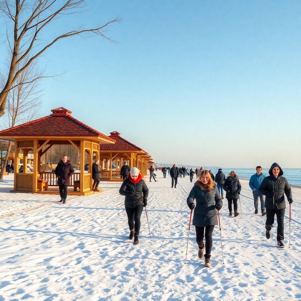 Зимние пляжи Краснодарского края открыты для туристов и жителей до марта 2026 года