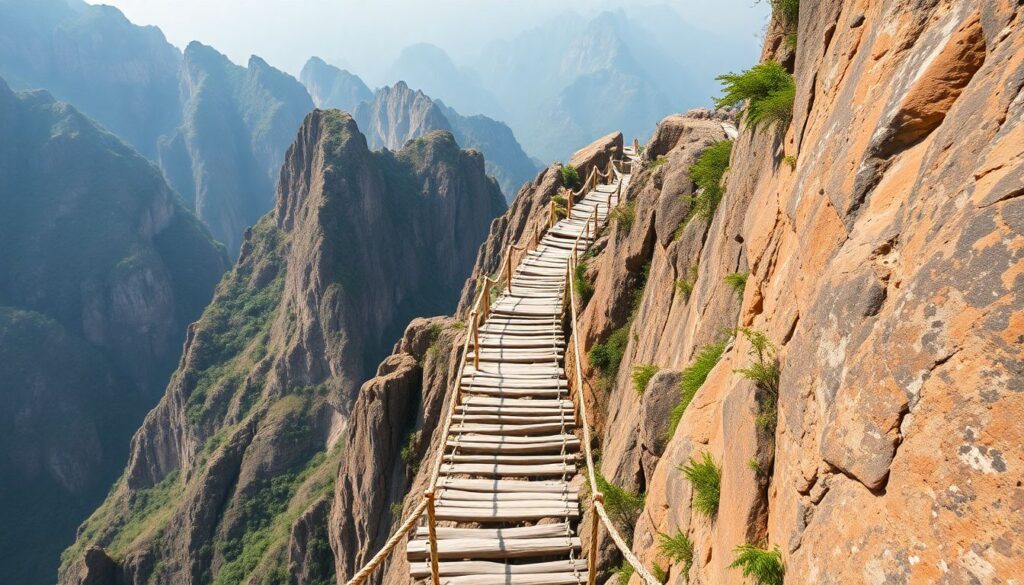 Самые опасные туристические тропы в мире - иллюстрация