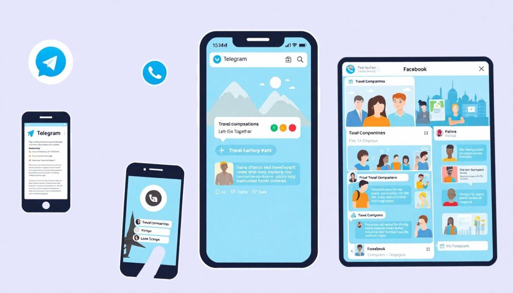 Как найти попутчиков для путешествия - иллюстрация