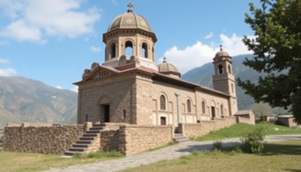 Севан и древние монастыри - иллюстрация