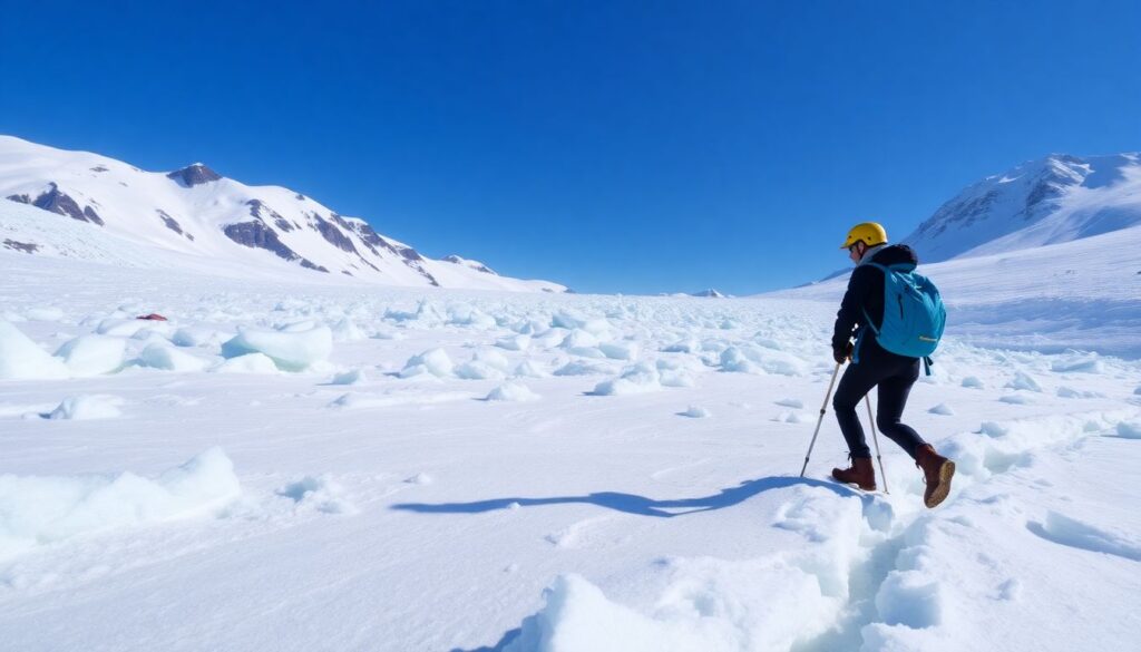Путешествие по Исландии: ледники - иллюстрация