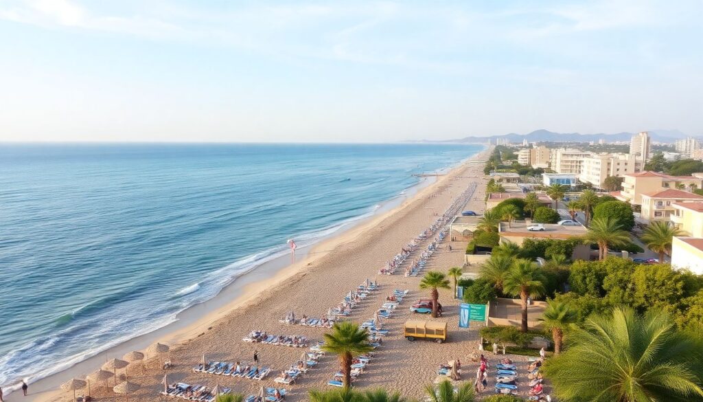 Морские курорты Болгарии: Солнечный Берег - иллюстрация