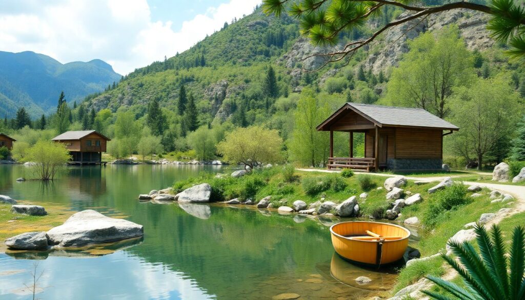 Севан и древние монастыри - иллюстрация