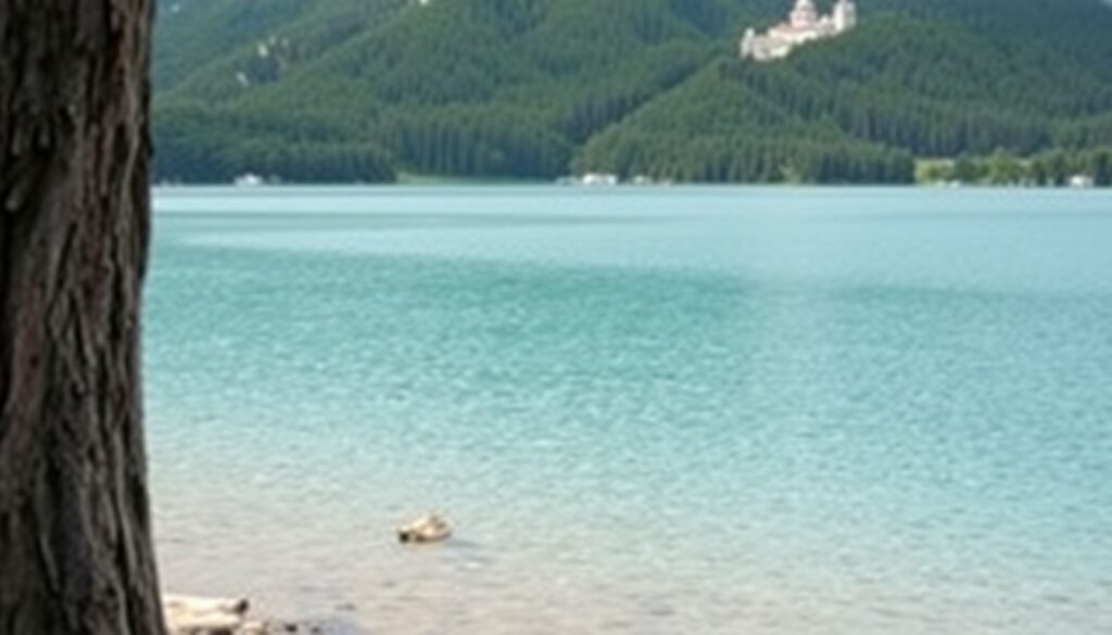 Достопримечательности Абхазии: озеро Рица - иллюстрация