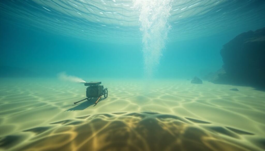 пустыня и океан - иллюстрация