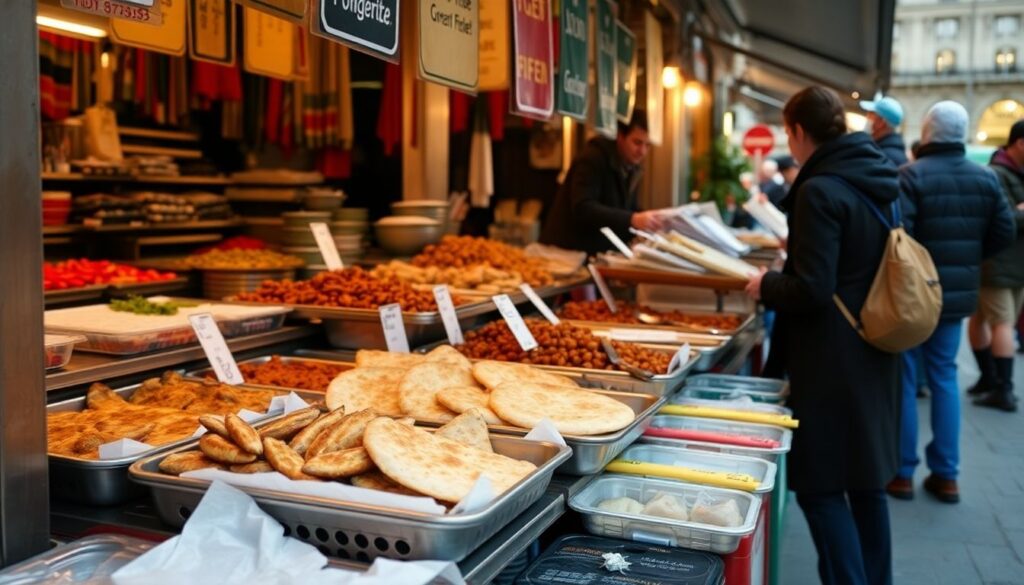 Как сэкономить на еде в путешествии - иллюстрация