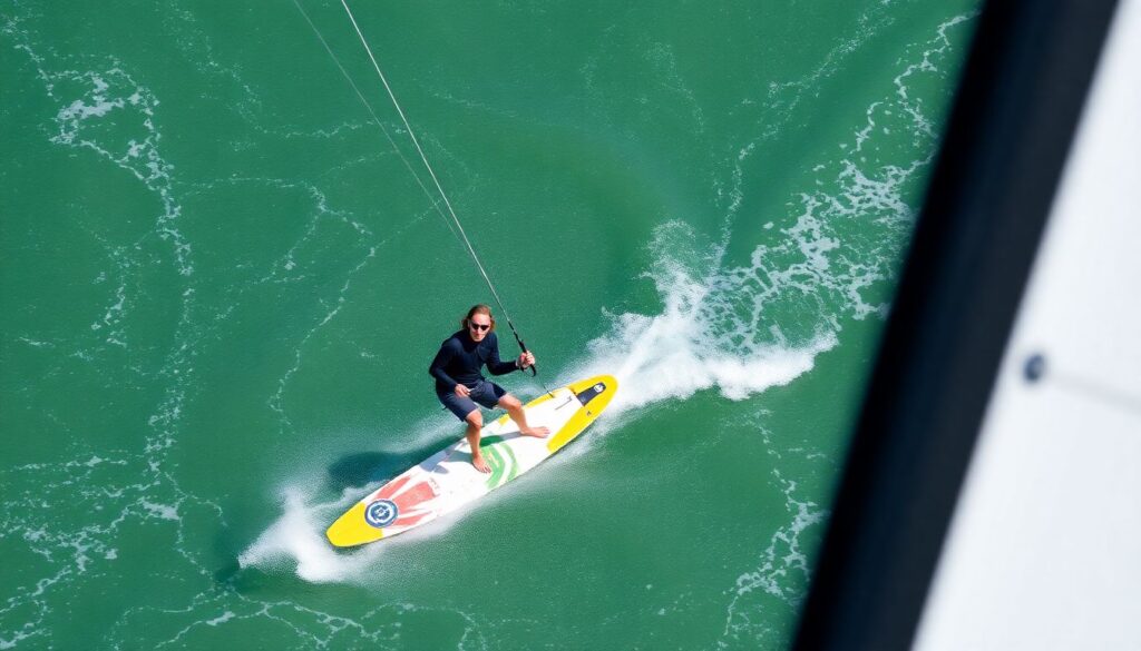 Лучшие места для кайтинга и виндсерфинга - иллюстрация