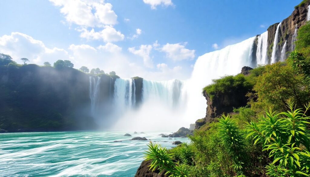 Самые красивые водопады мира - иллюстрация