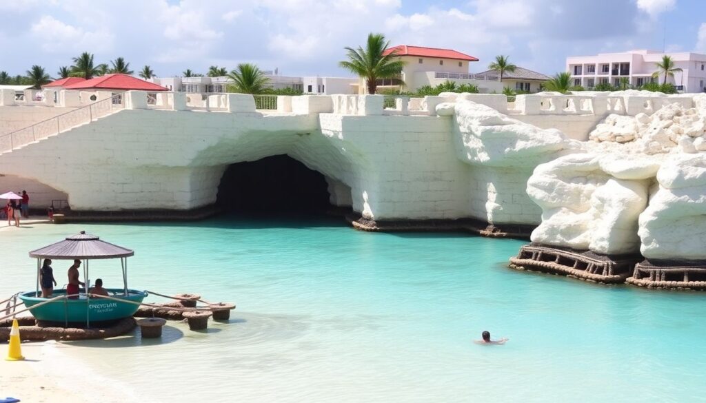 Отдых в Мексике: Канкун - иллюстрация