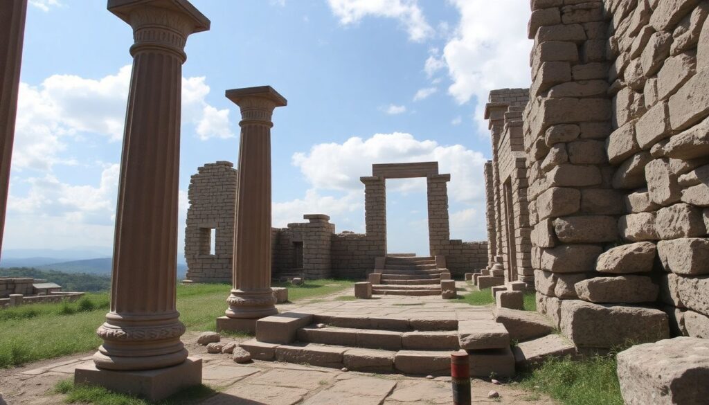 Тулум и пирамиды майя - иллюстрация