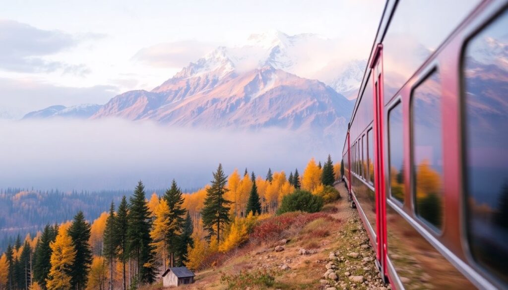 Лучшие места в России для осеннего путешествия - иллюстрация