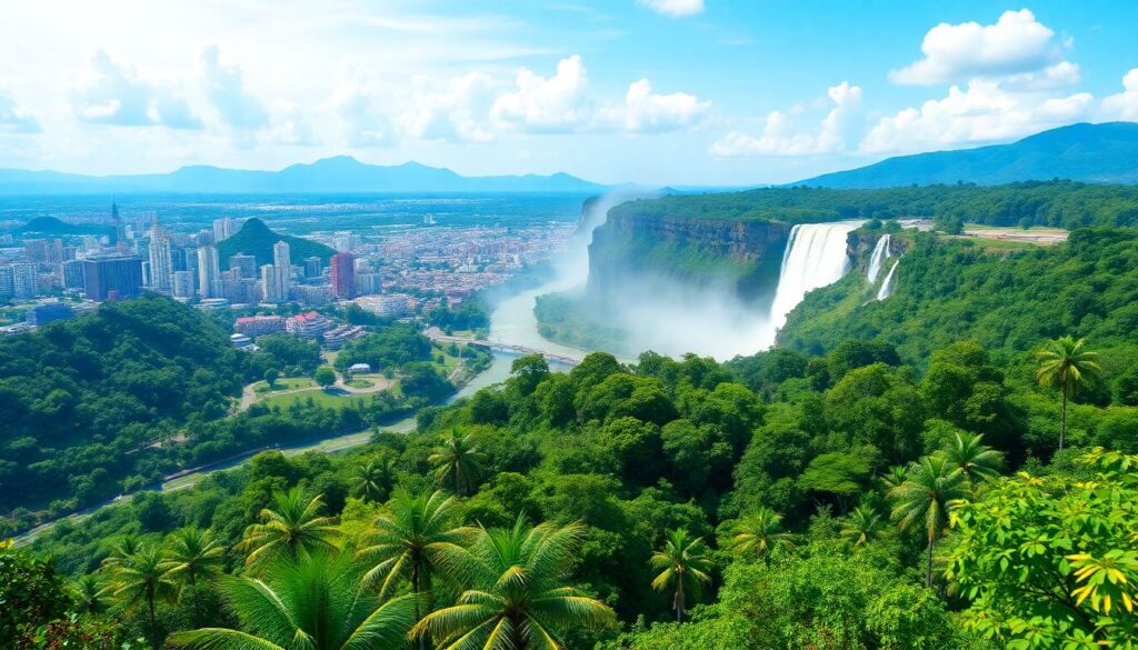 Путешествие в Бразилию: Рио-де-Жанейро и водопады Игуасу - иллюстрация