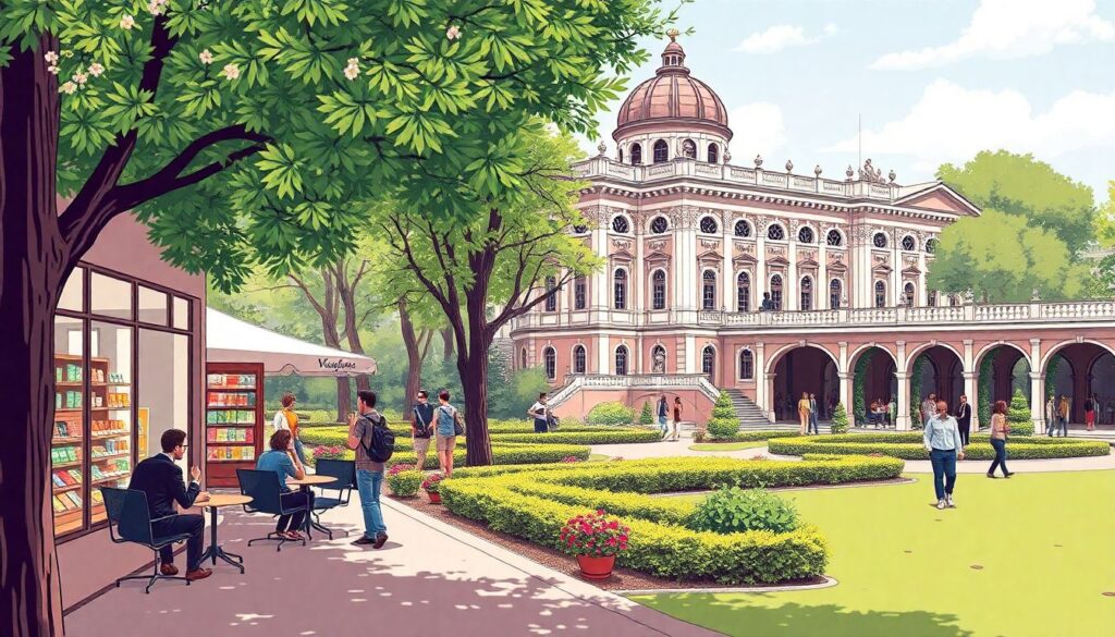 открытые для посещения - иллюстрация