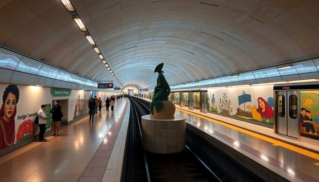 Самые красивые станции метро в мире - иллюстрация