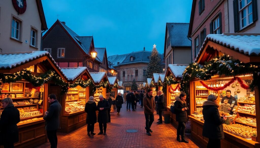 Лучшие рождественские ярмарки Европы - иллюстрация
