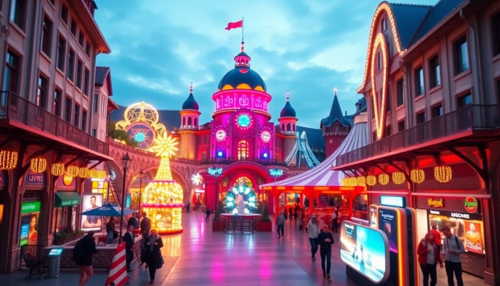 Лучшие парки аттракционов в Европе - иллюстрация