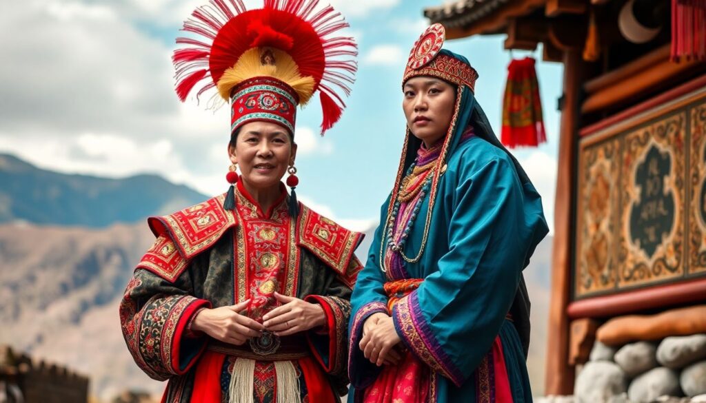 Самые красивые национальные костюмы народов мира - иллюстрация