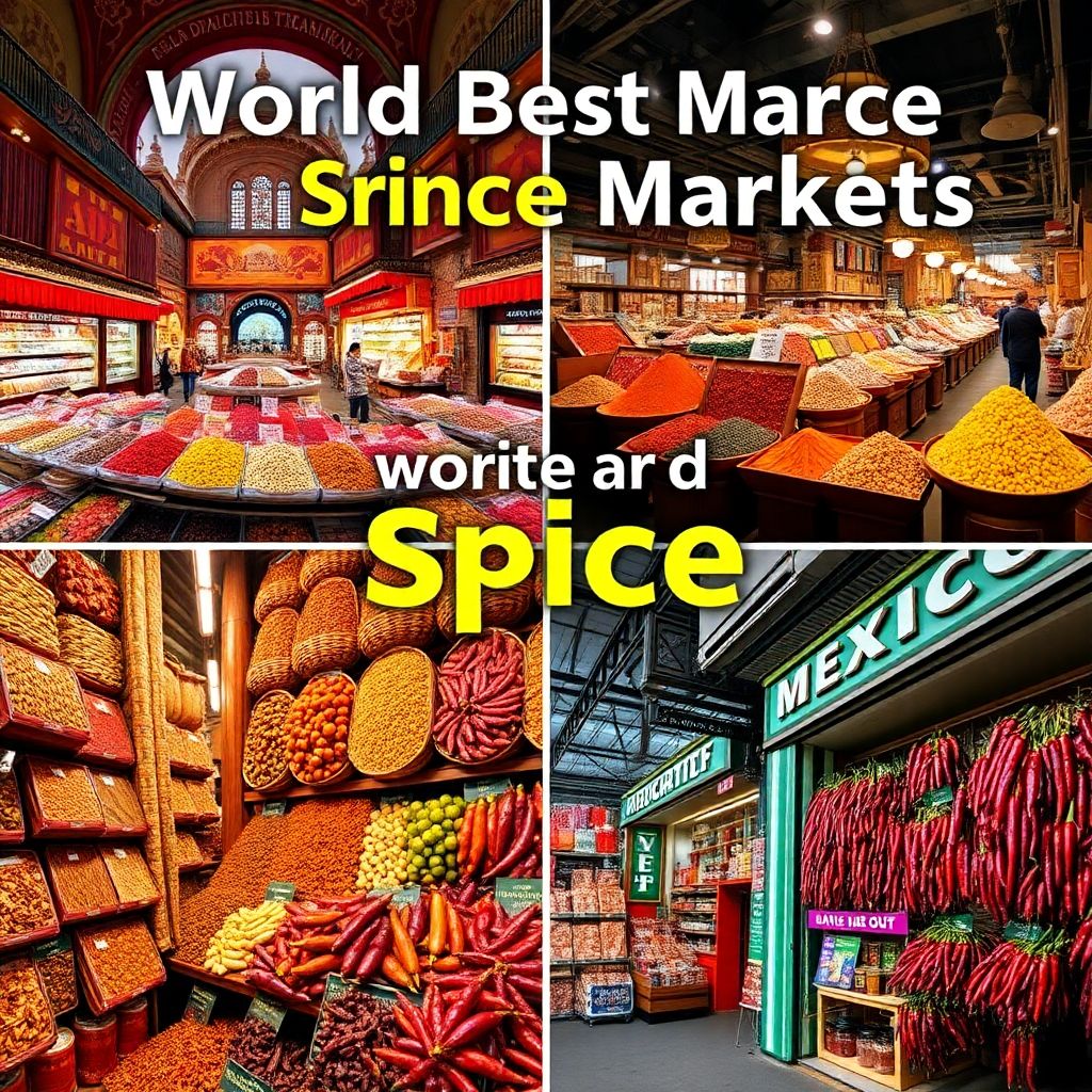 Лучшие рынки специй мира для ярких вкусов и ароматных кулинарных путешествий