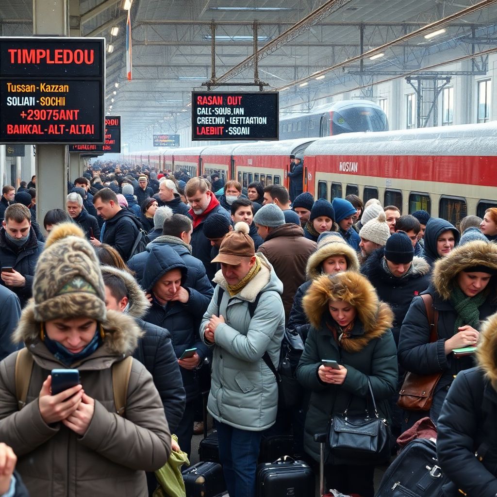 Билеты на поезд на Новый год заканчиваются, дополнительные рейсы не спасают ситуацию