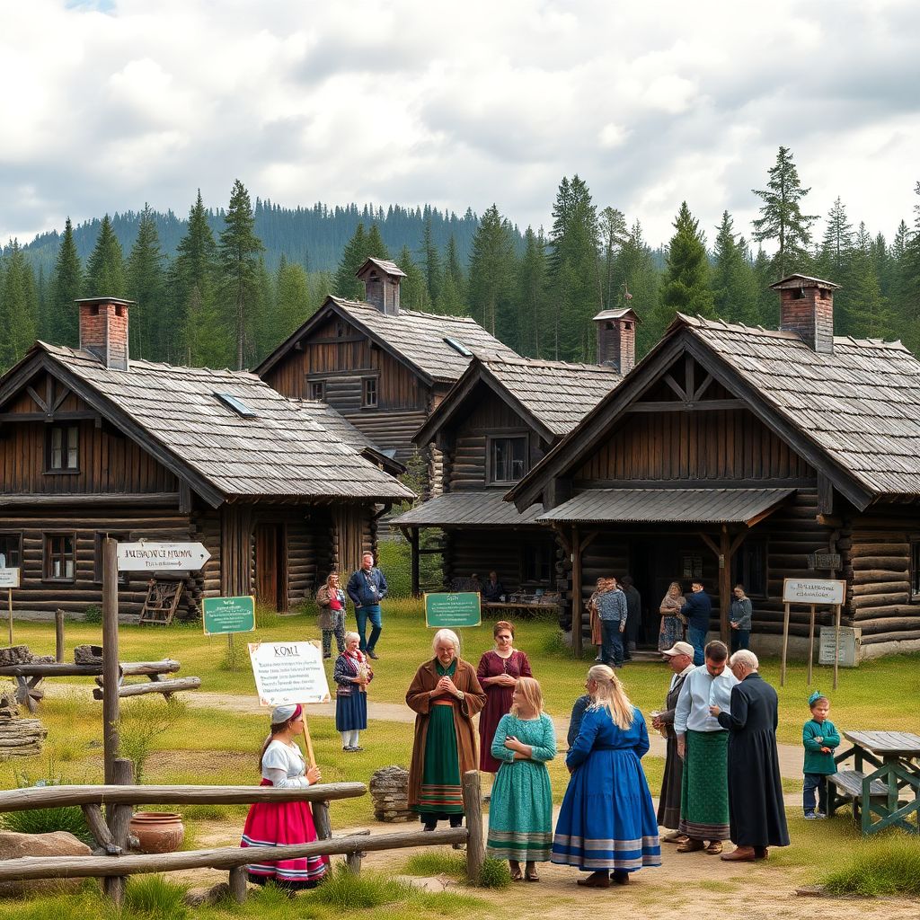 Исторические маршруты Коми: путешествие в старинные деревни сквозь века и традиции