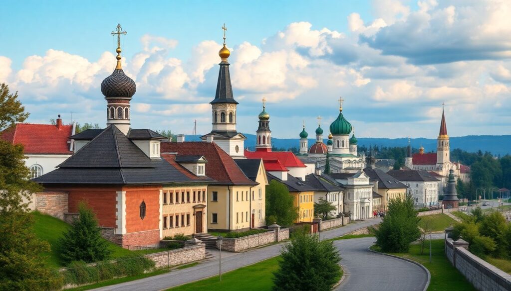 Путешествие по Золотому кольцу на машине: готовый маршрут - иллюстрация