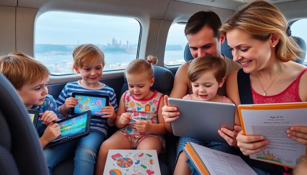 Как путешествовать с детьми разного возраста - иллюстрация