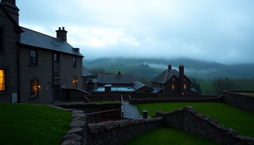 горы и виски - иллюстрация