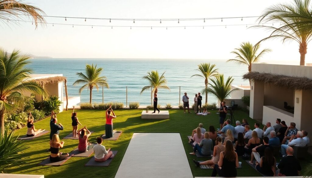 Лучшие пляжные клубы мира - иллюстрация