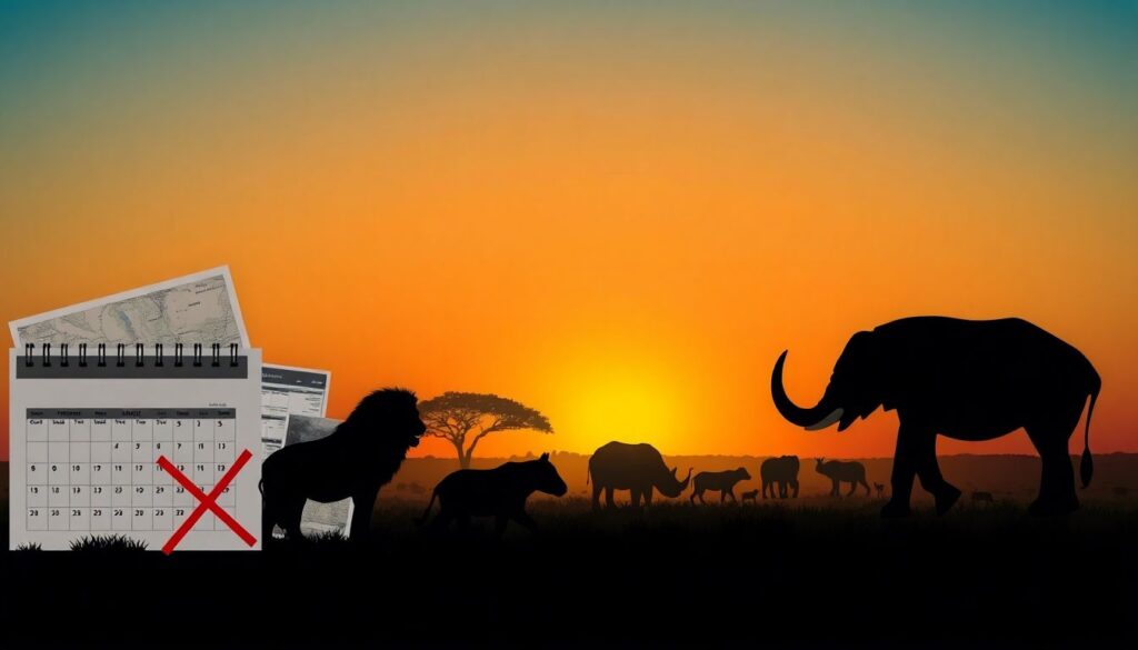 Путешествие в Кению: большая пятерка и племя масаи - иллюстрация