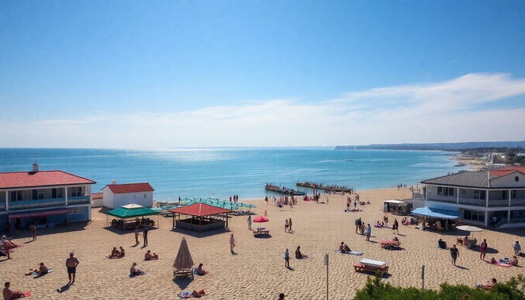 Отдых в Витязево: песчаные дюны и греческий стиль - иллюстрация