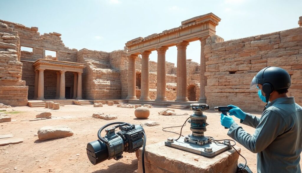 Самые впечатляющие древние руины - иллюстрация