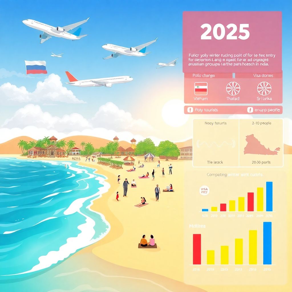 Безвизовый въезд в Индию для россиян 2025: как изменится отдых в Гоа