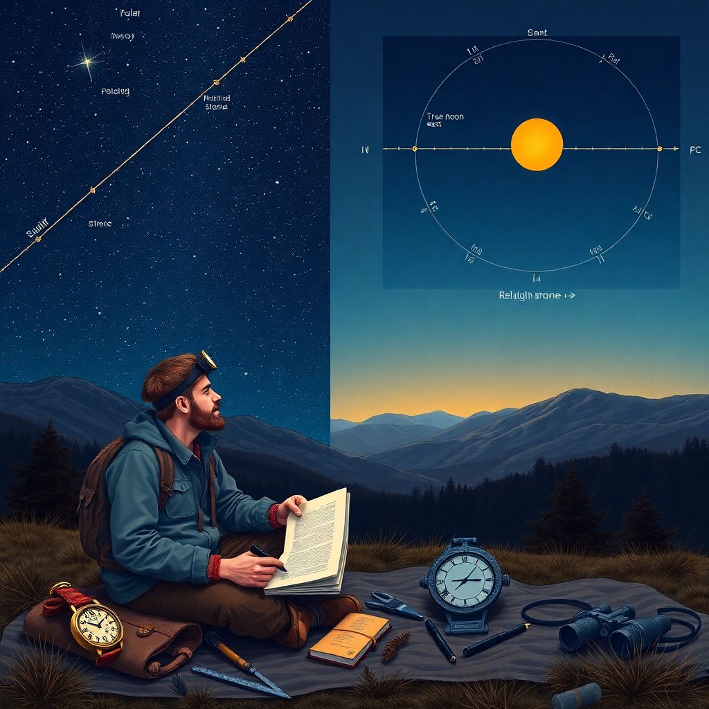 Как ориентироваться по звездам и солнцу без компаса и навигатора