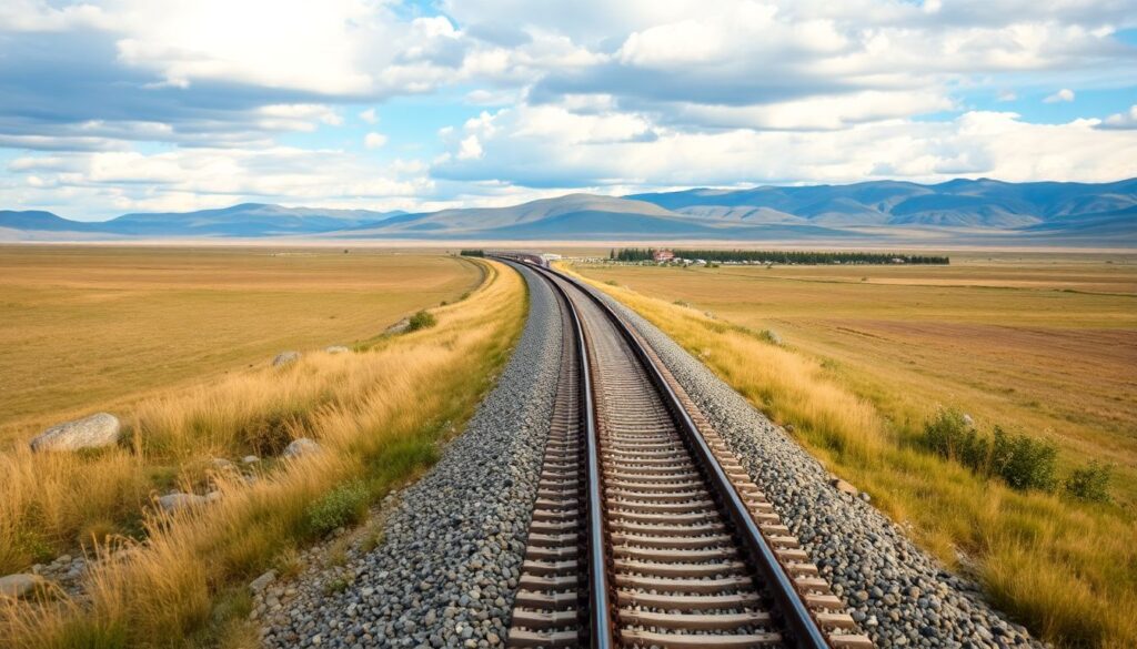 Путешествие по Трансмонгольской магистрали - иллюстрация