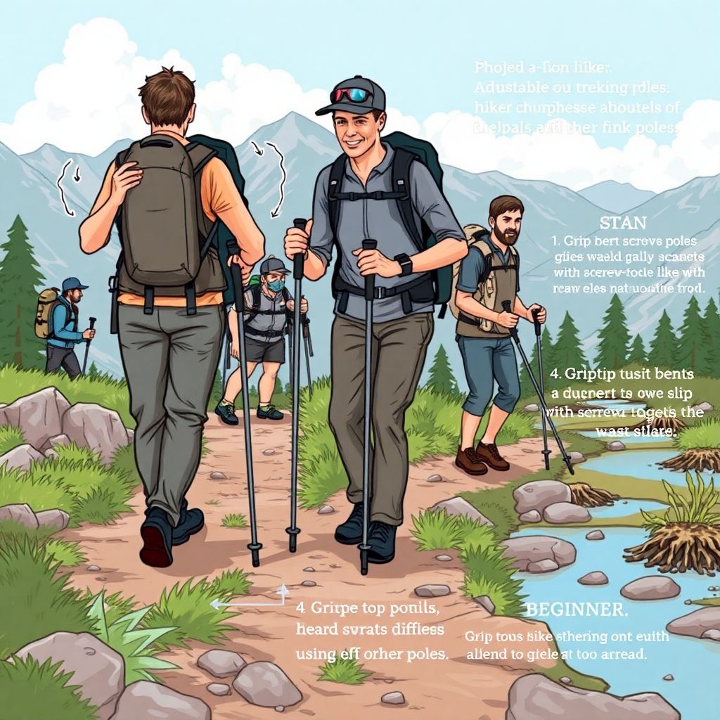 Как выбрать и правильно использовать треккинговые палки в походах