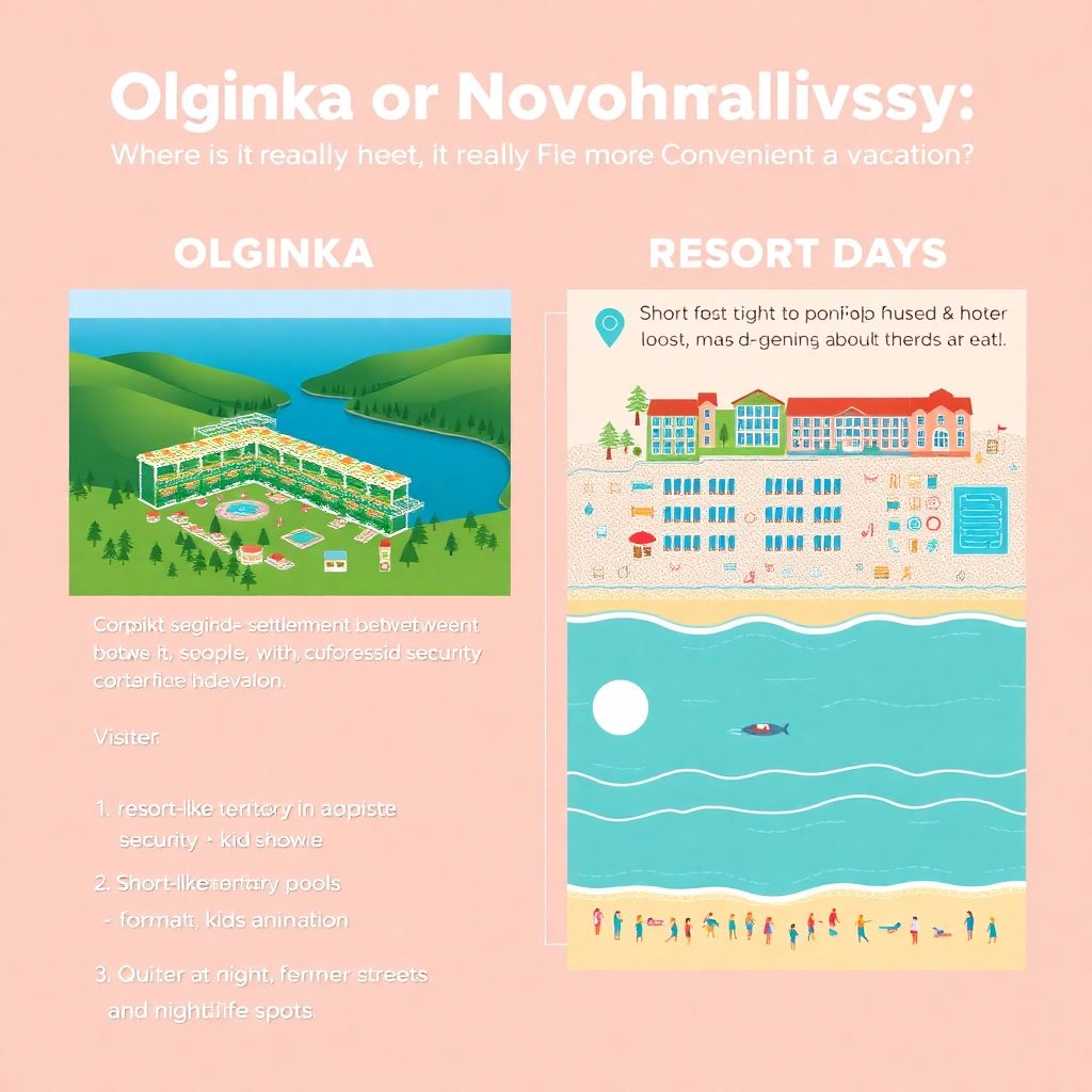 Отдых в Ольгинке или Новомихайловском: что лучше выбрать туристу