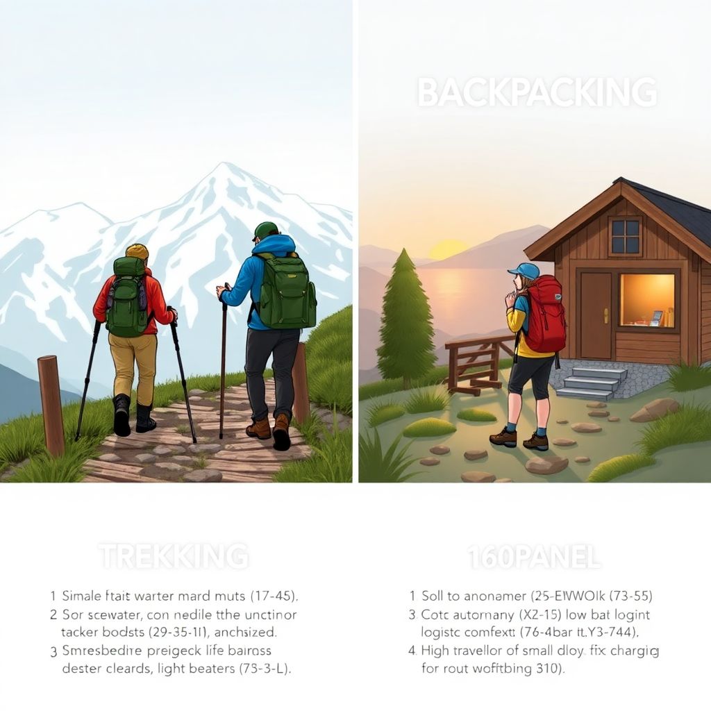 Треккинг и бэкпэкинг: в чем разница и как выбрать формат отдыха