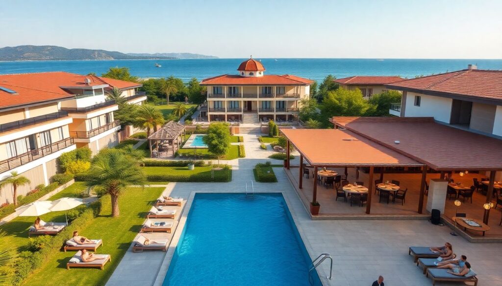 Отдых в Крыму: западное побережье (Саки - иллюстрация