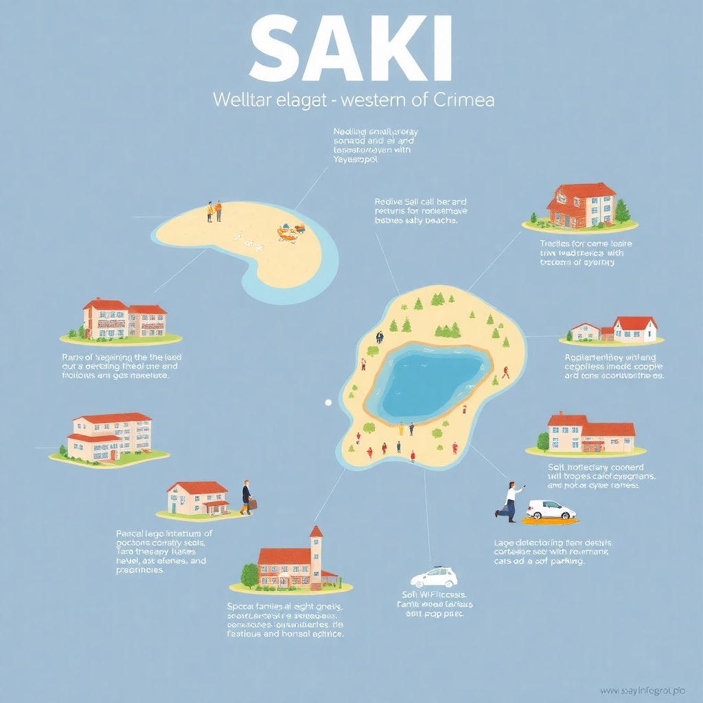Отдых в Крыму: западное побережье, курорт Саки — пляжи, санатории, цены